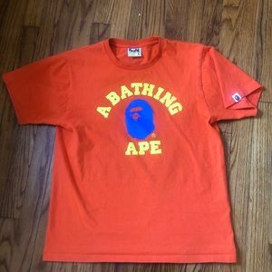 Bape by Bathing Ape “ABC” College Colors Edition T-Shirt